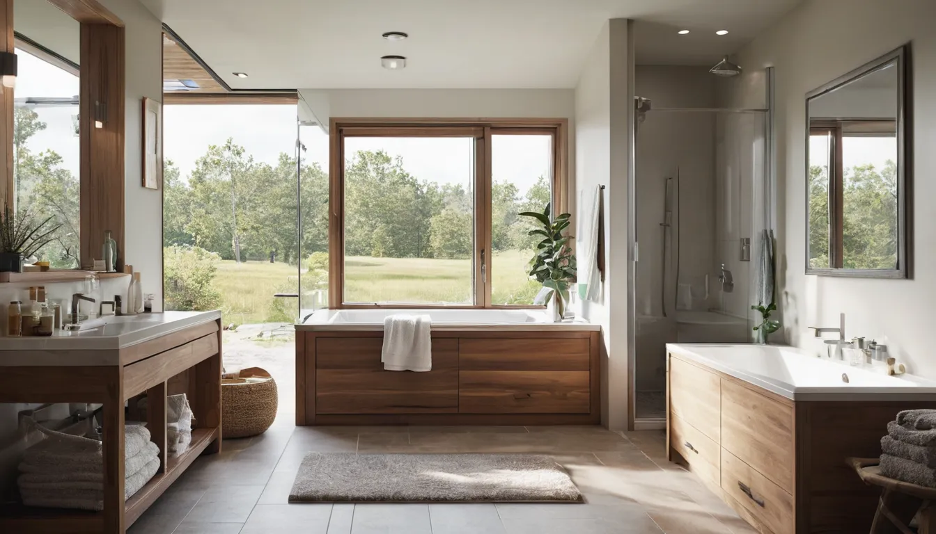A bright, accessible bathroom with a walk-in tub in a Sultan home